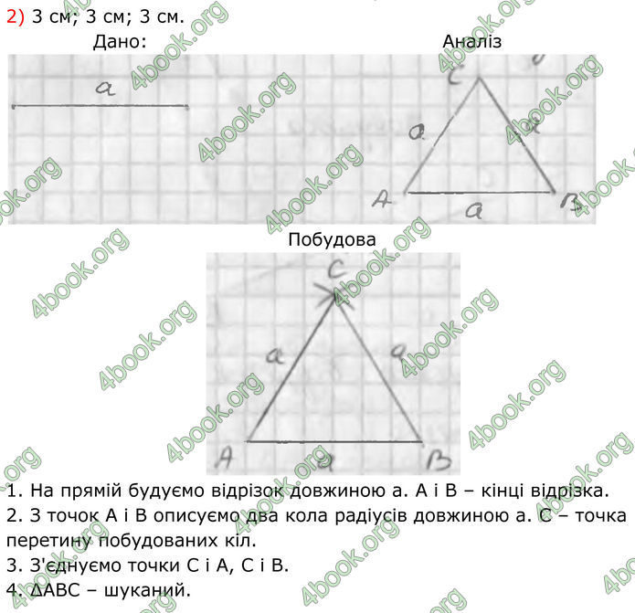 ГДЗ Геометрія 7 клас Бурда