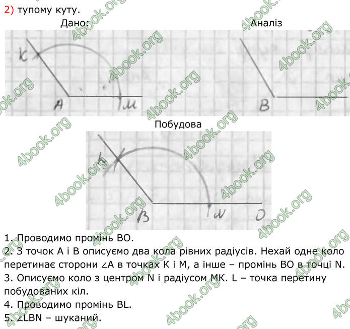 ГДЗ Геометрія 7 клас Бурда