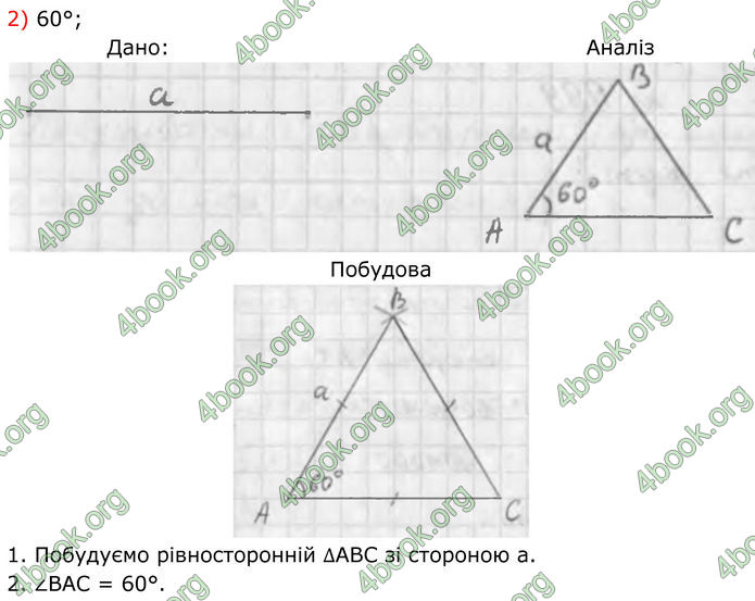 ГДЗ Геометрія 7 клас Бурда