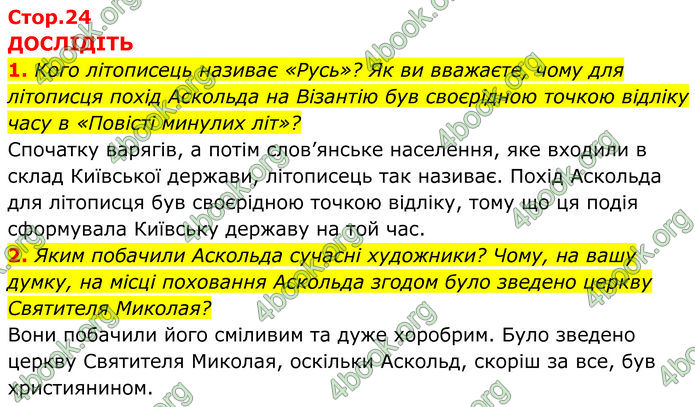 ГДЗ Історія України 7 клас Пометун (2024)
