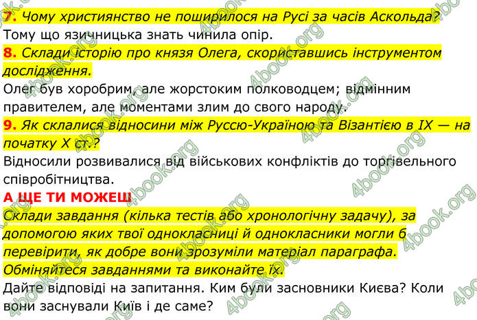 ГДЗ Історія України 7 клас Пометун (2024)