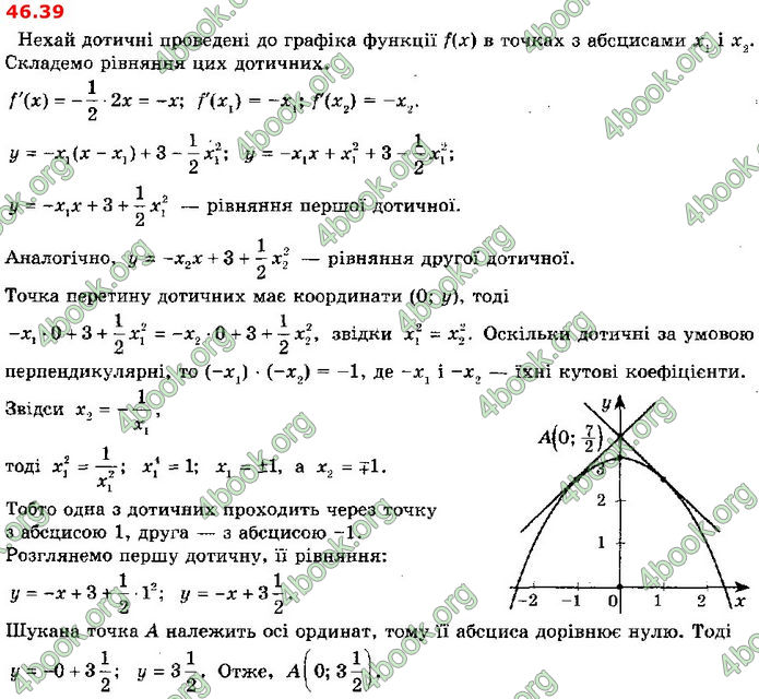 Решебник Алгебра 10 клас Мерзляк 2018 (Погл). ГДЗ