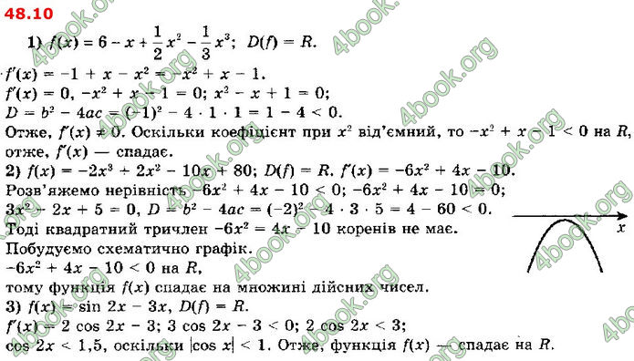 Решебник Алгебра 10 клас Мерзляк 2018 (Погл). ГДЗ
