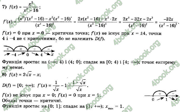 Решебник Алгебра 10 клас Мерзляк 2018 (Погл). ГДЗ
