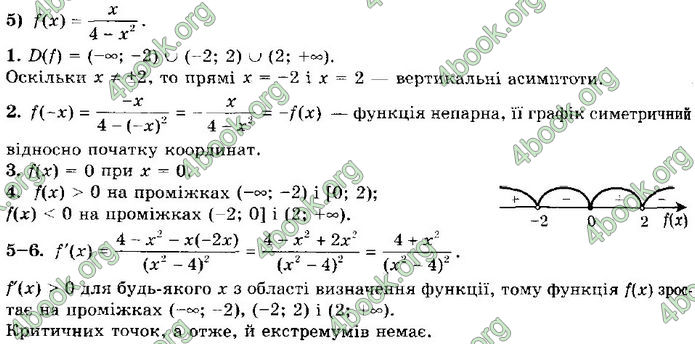 Решебник Алгебра 10 клас Мерзляк 2018 (Погл). ГДЗ