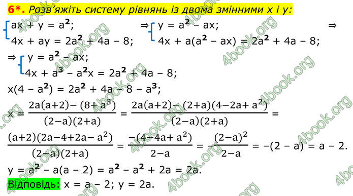 ГДЗ зошит самостійні Алгебра 7 клас Тарасенкова