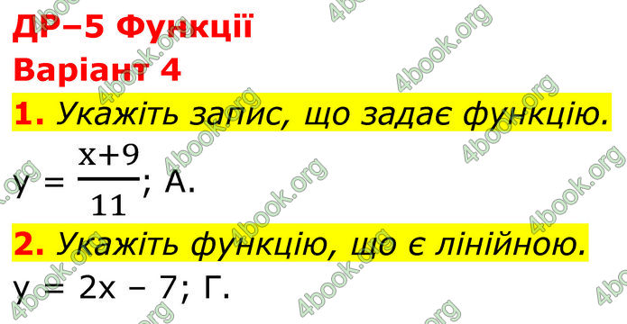 ГДЗ зошит самостійні Алгебра 7 клас Істер