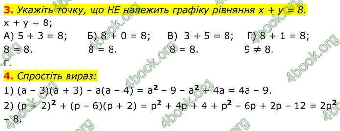 ГДЗ зошит самостійні Алгебра 7 клас Істер