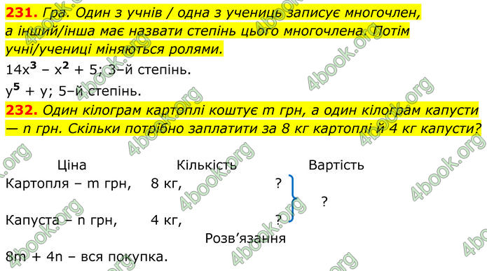 ГДЗ Алгебра 7 клас Бевз (2024)