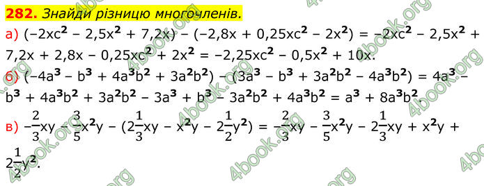 ГДЗ Алгебра 7 клас Бевз (2024)