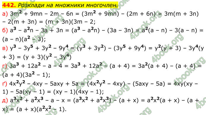 ГДЗ Алгебра 7 клас Бевз (2024)