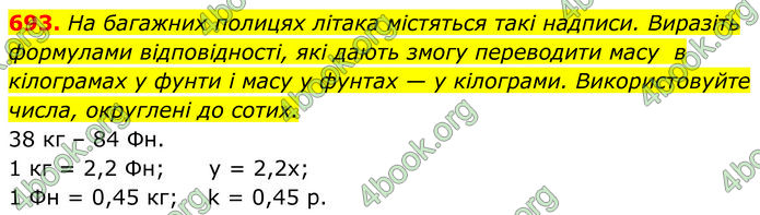 ГДЗ Алгебра 7 клас Бевз (2024)