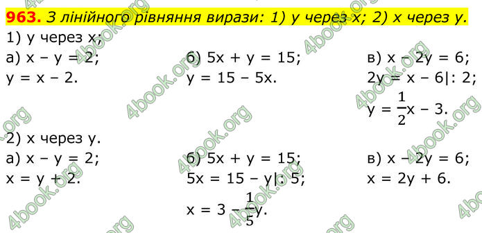 ГДЗ Алгебра 7 клас Бевз (2024)