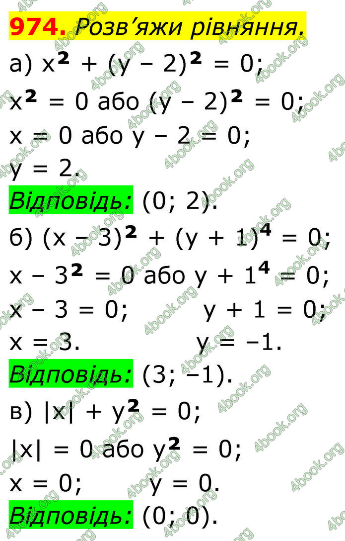 ГДЗ Алгебра 7 клас Бевз (2024)