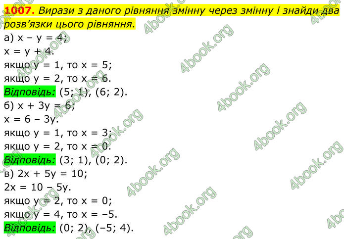 ГДЗ Алгебра 7 клас Бевз (2024)