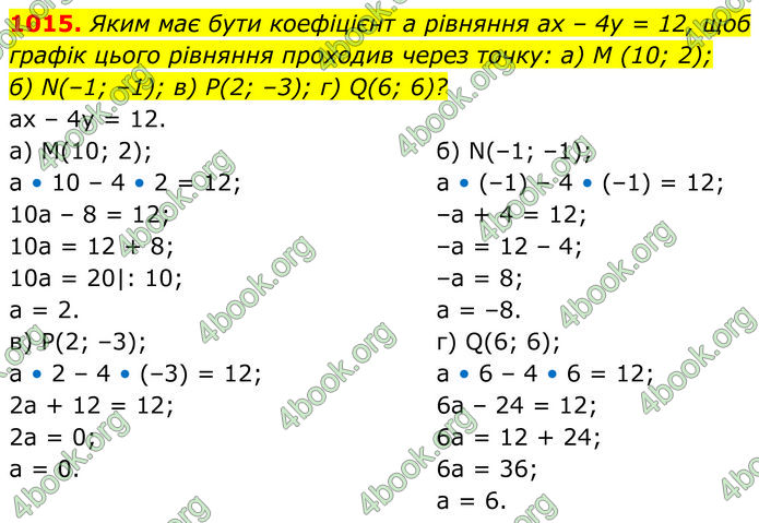 ГДЗ Алгебра 7 клас Бевз (2024)