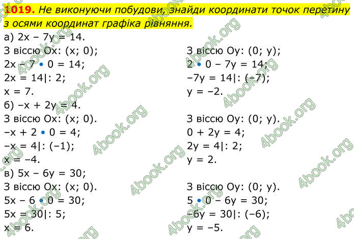ГДЗ Алгебра 7 клас Бевз (2024)