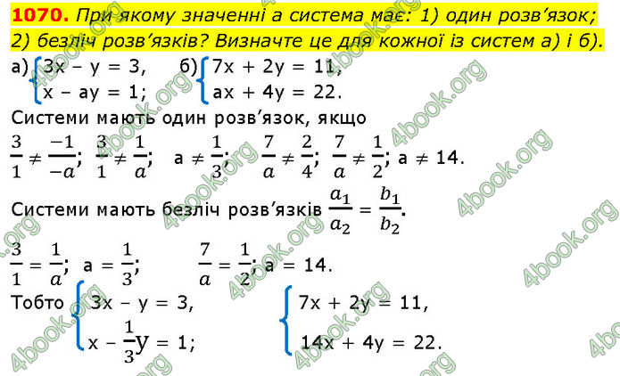 ГДЗ Алгебра 7 клас Бевз (2024)