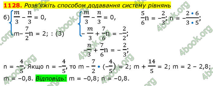 ГДЗ Алгебра 7 клас Бевз (2024)