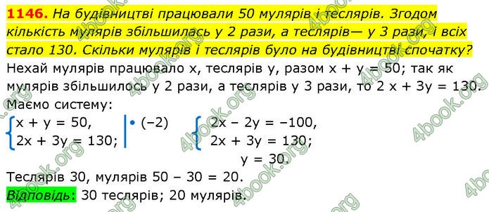ГДЗ Алгебра 7 клас Бевз (2024)
