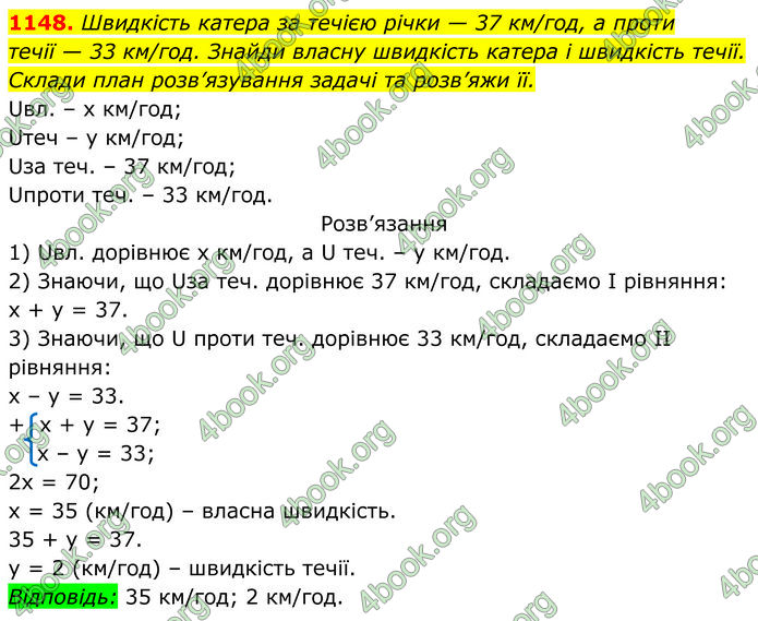 ГДЗ Алгебра 7 клас Бевз (2024)