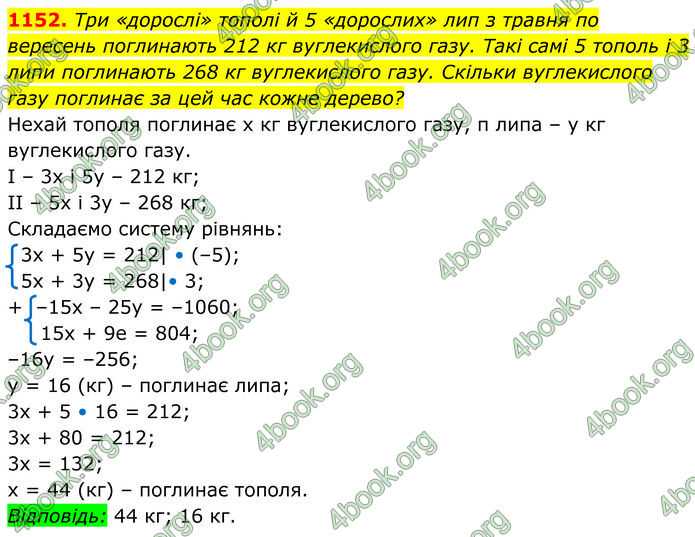 ГДЗ Алгебра 7 клас Бевз (2024)