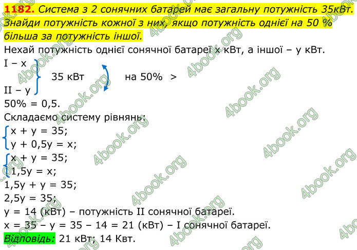 ГДЗ Алгебра 7 клас Бевз (2024)
