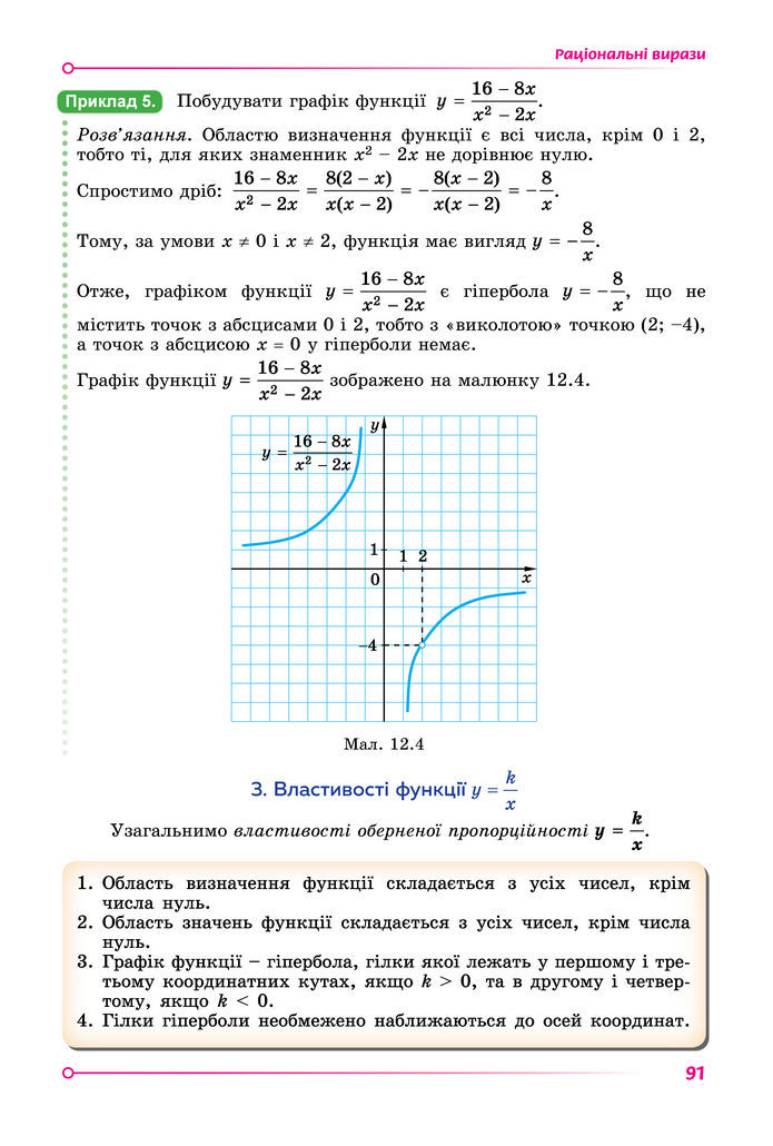 Підручник Алгебра 8 клас Істер (2025)