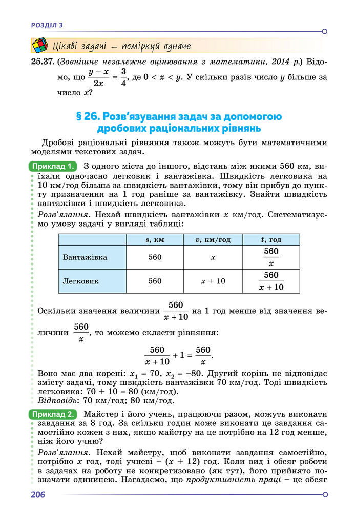 Підручник Алгебра 8 клас Істер (2025)