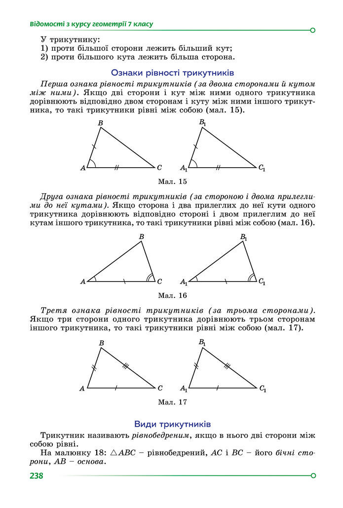 Підручник Математика 8 клас Істер (2025) - 1 ЧАСТИНА