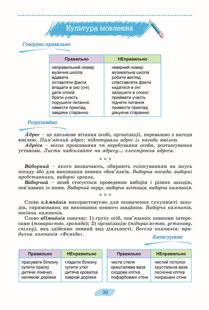 Підручник Українська мова 8 клас Заболотний (2025)