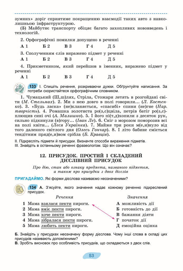 Підручник Українська мова 8 клас Заболотний (2025)