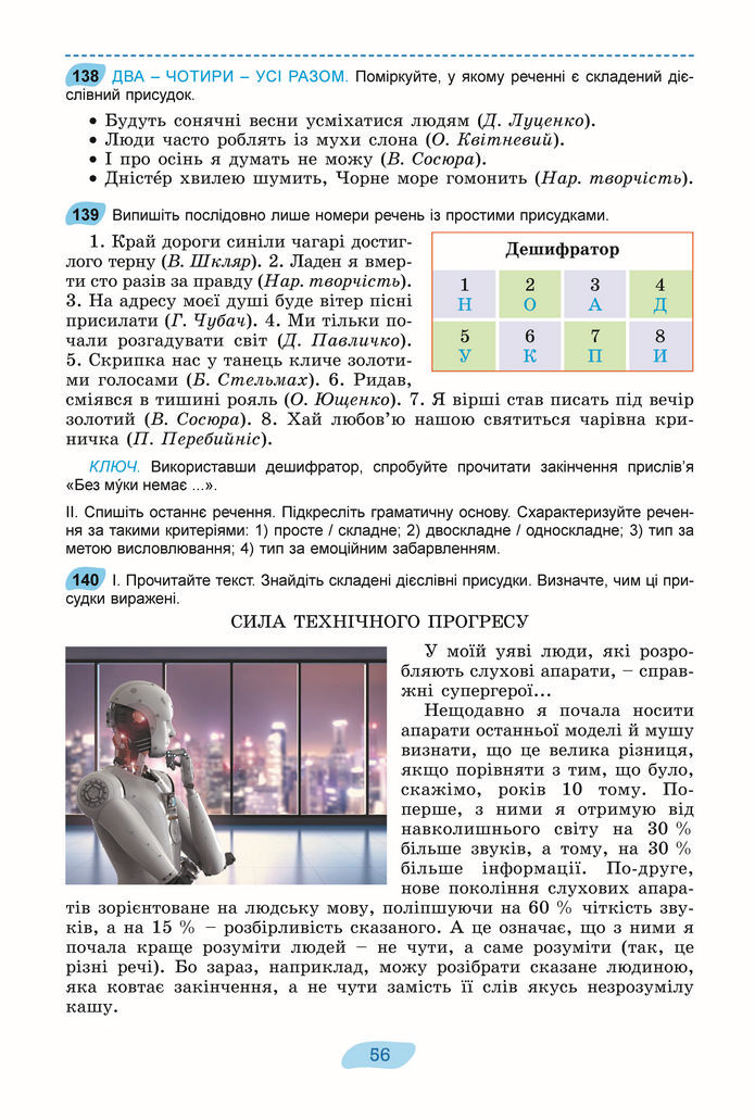 Підручник Українська мова 8 клас Заболотний (2025)