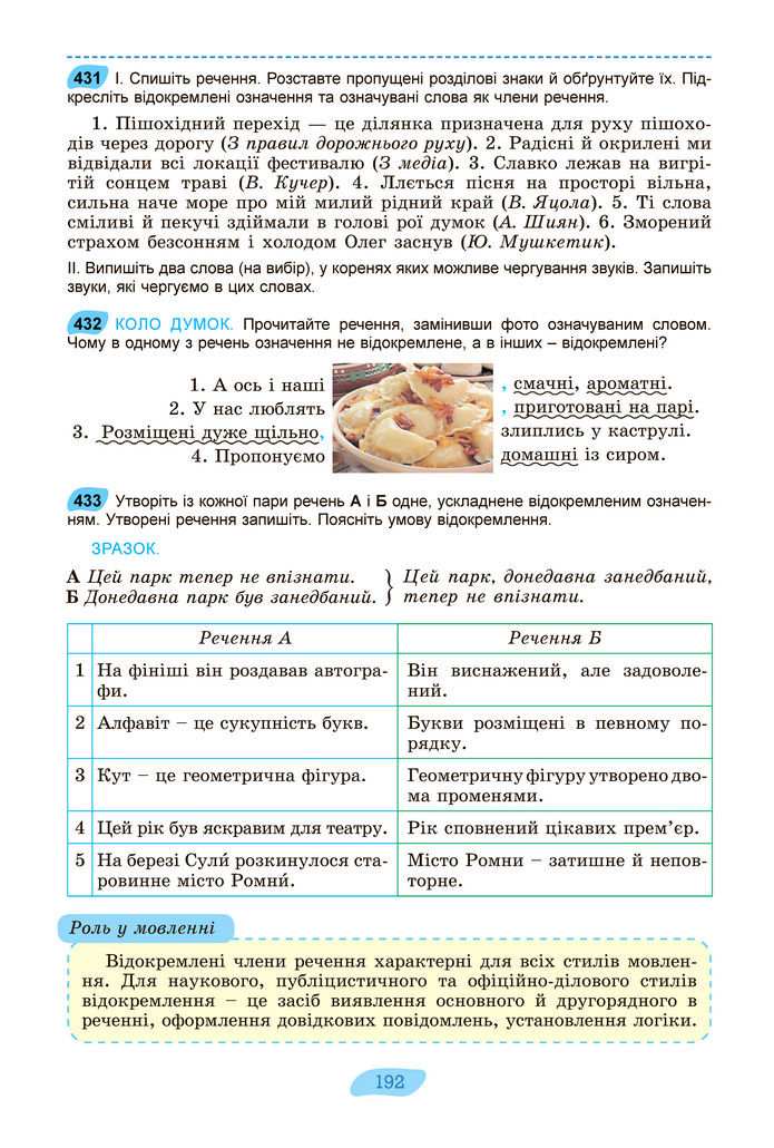 Підручник Українська мова 8 клас Заболотний (2025)
