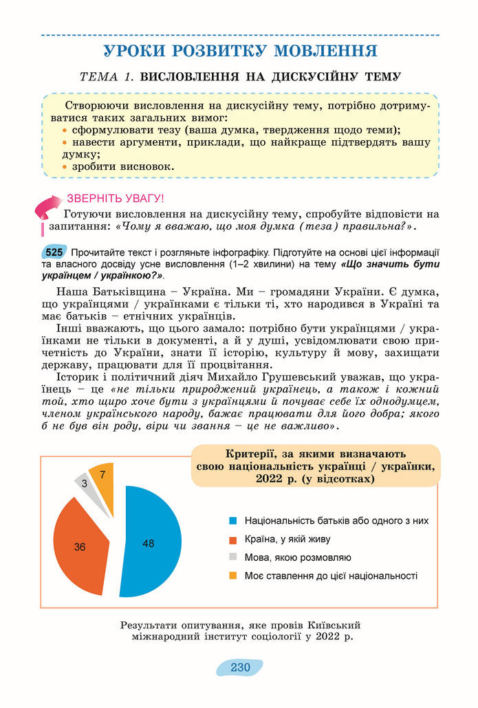 Підручник Українська мова 8 клас Заболотний (2025)