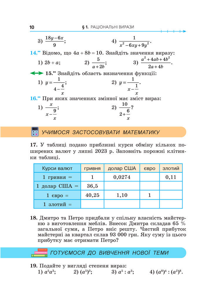 Підручник Алгебра 8 клас Мерзляк (2025)