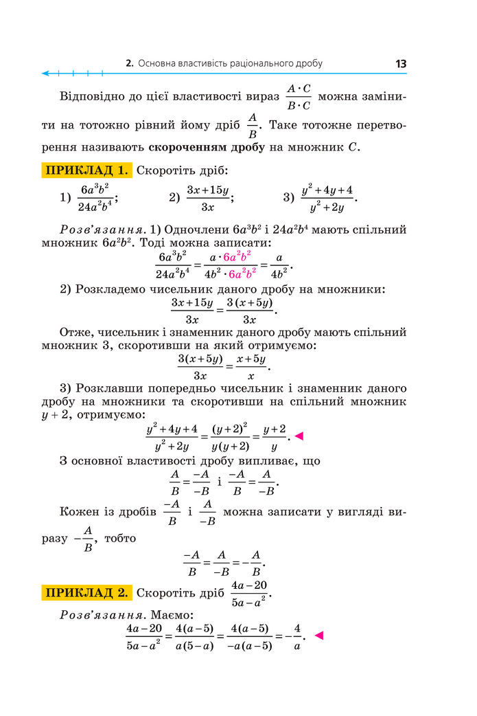 Підручник Алгебра 8 клас Мерзляк (2025)
