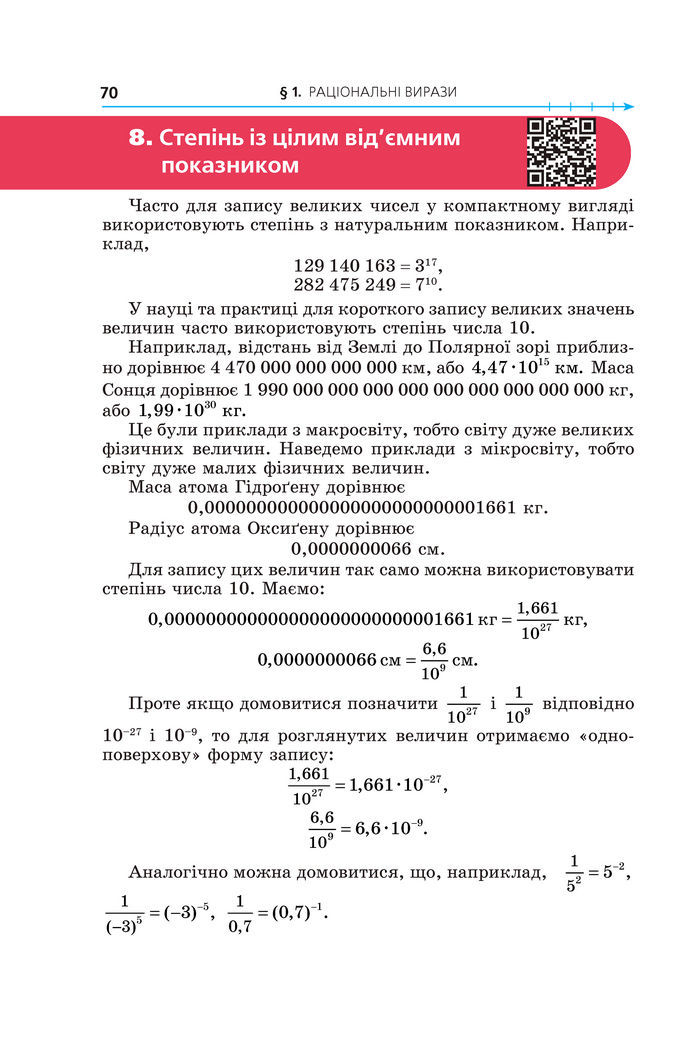 Підручник Алгебра 8 клас Мерзляк (2025)