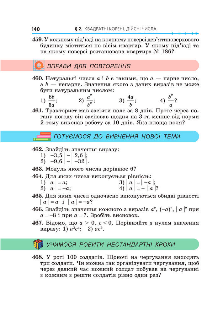 Підручник Алгебра 8 клас Мерзляк (2025)