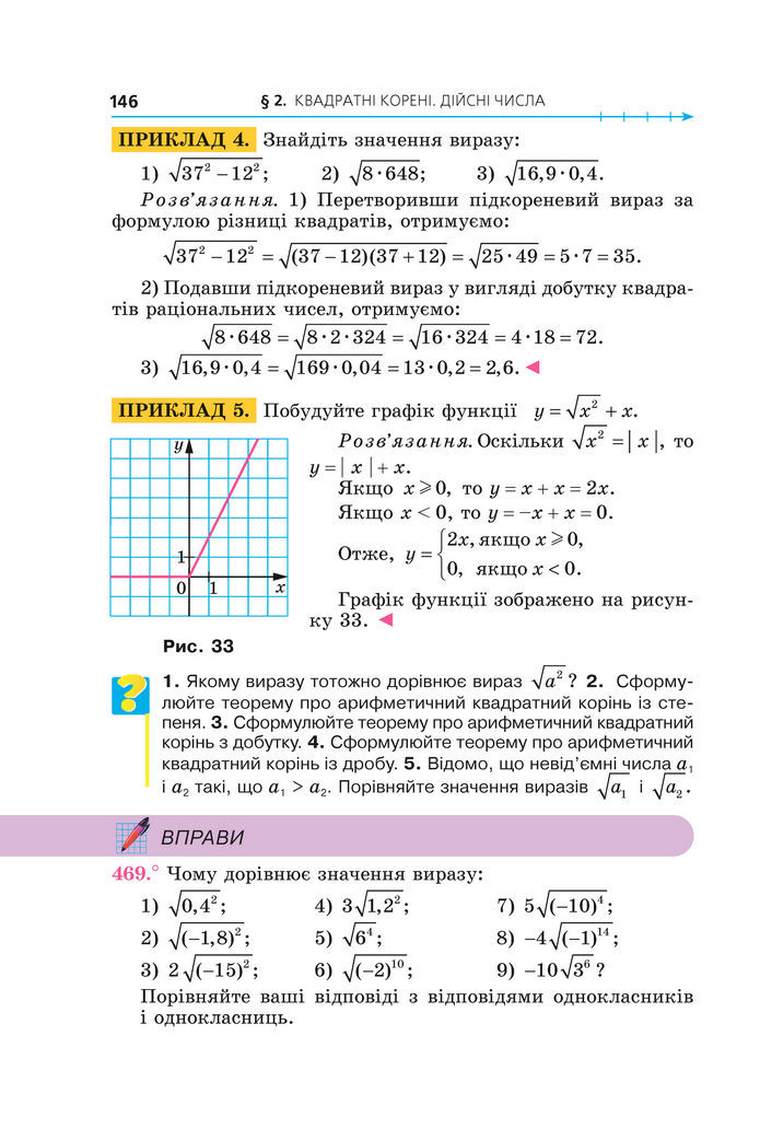 Підручник Алгебра 8 клас Мерзляк (2025)