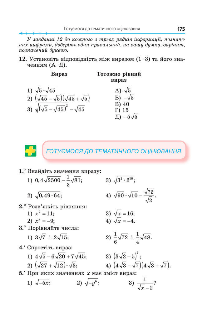 Підручник Алгебра 8 клас Мерзляк (2025)