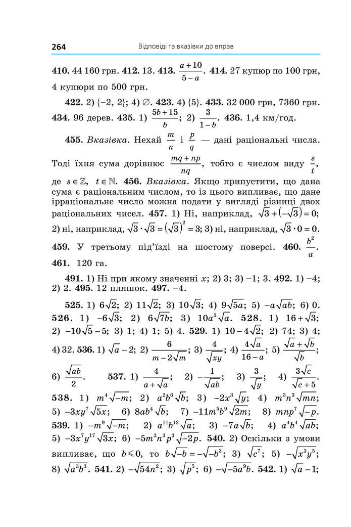 Підручник Алгебра 8 клас Мерзляк (2025)