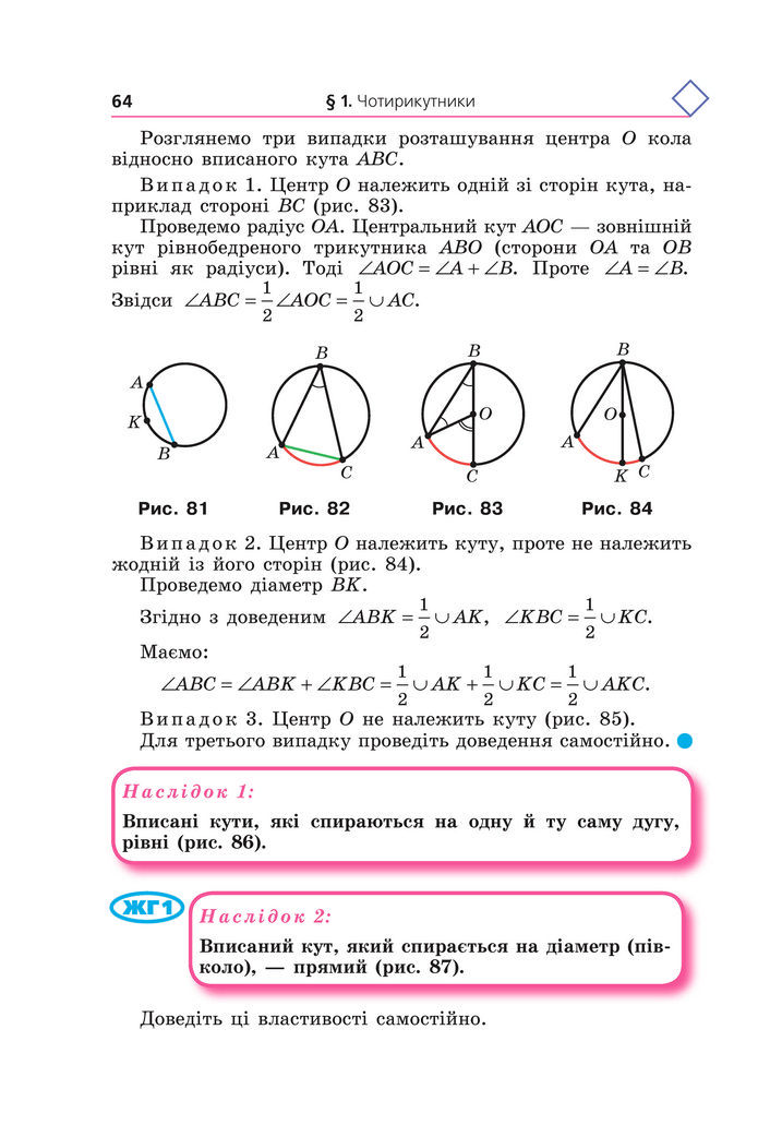 Підручник Геометрія 8 клас Мерзляк (2025)