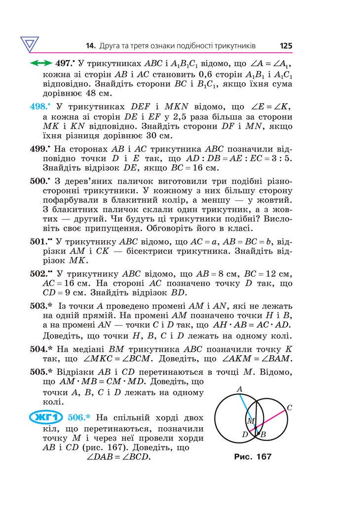 Підручник Геометрія 8 клас Мерзляк (2025)