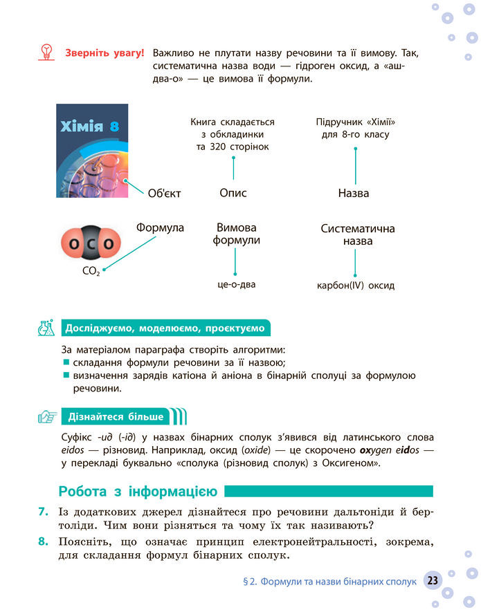 Підручник Хімія 8 клас Григорович (2025)