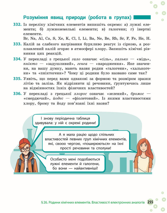 Підручник Хімія 8 клас Григорович (2025)