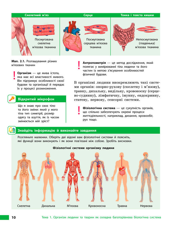 Підручник Біологія 8 клас Тагліна (2025)