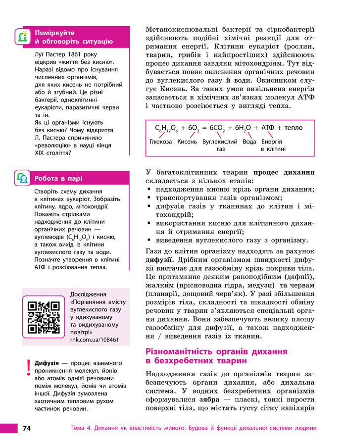 Підручник Біологія 8 клас Тагліна (2025)
