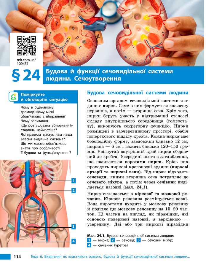 Підручник Біологія 8 клас Тагліна (2025)