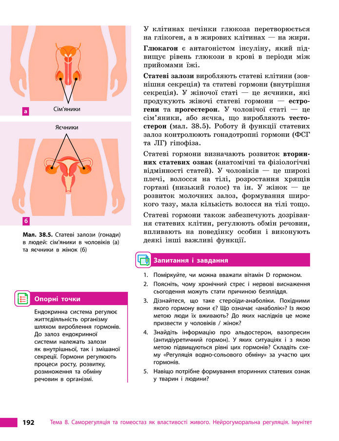 Підручник Біологія 8 клас Тагліна (2025)
